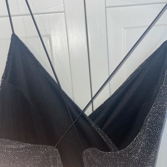 Sparkly Black Mini Dress - Picture 5 of 5